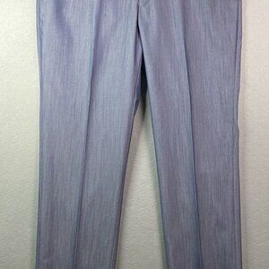 Caravelli Dress Pants Men's Size 38 Waist Indigo Harry Slim‎ Fit Unhemmed NWT